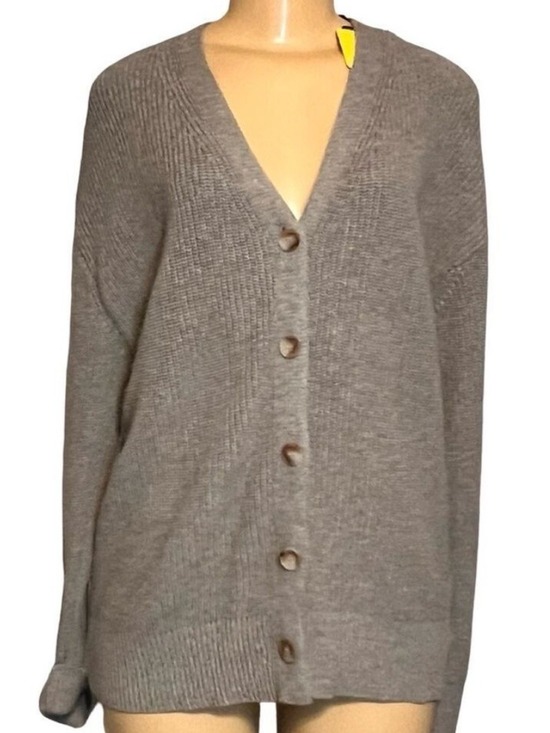 Hudson Jeans Sweaters - Hudson Los Angeles Oversized Cotton Cardigan – Size S – Grey - NWT $58